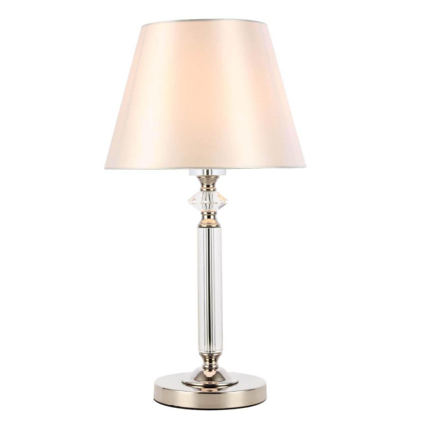 ST Luce SL1755.154.01 Настольная лампа Никель/Белый E27 1*60W