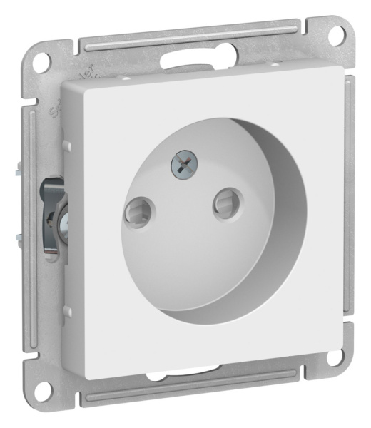 Systeme Electric AtlasDesign Лотос Розетка б/з со шторками, 16А, механизм