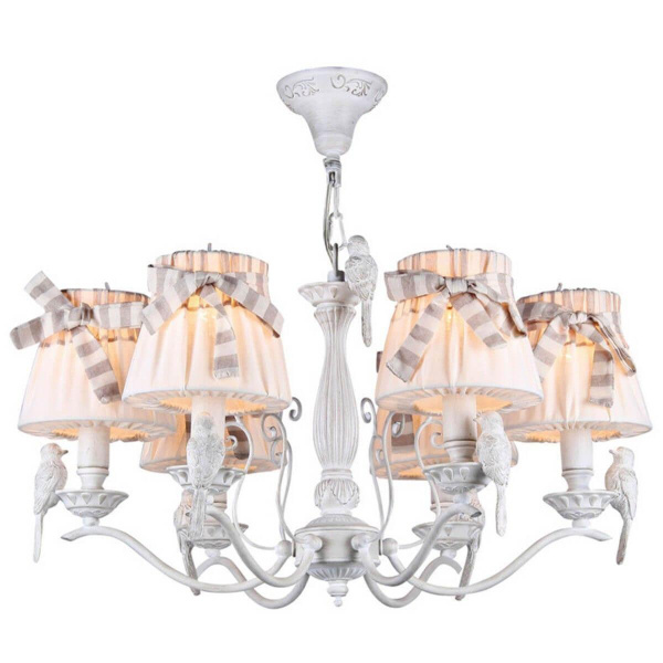 Maytoni Elegant Bird Белый Антик Люстра 6xE14 40W ARM013-06-W