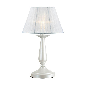 Lumion 3712/1T LN18 230 перламутровый белый Настольная лампа E14 60W 220V HAYLEY