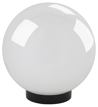 ЭРА НТУ 02-60-201 Светильник садово-парковый, шар белый призма D=200 mm