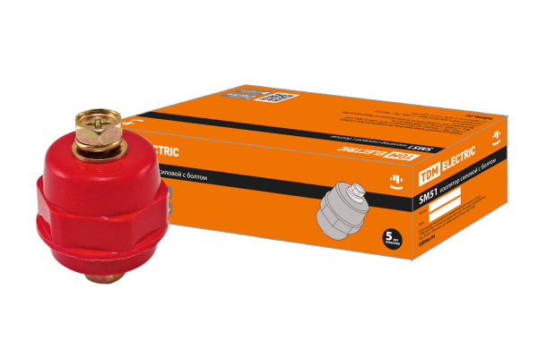 TDM Изолятор SM51 силовой H51xD35xM10мм с болтом SQ0807-0058