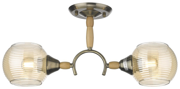 Velante 214-507-02, Светильник потолочный E27,2x40W