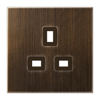 JUNG Накладка розетки БС 13А антик BS2521MEATPL