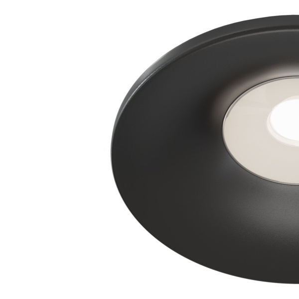 Купить Maytoni Downlight Barret Черный Встраиваемый светильник DL041-01B