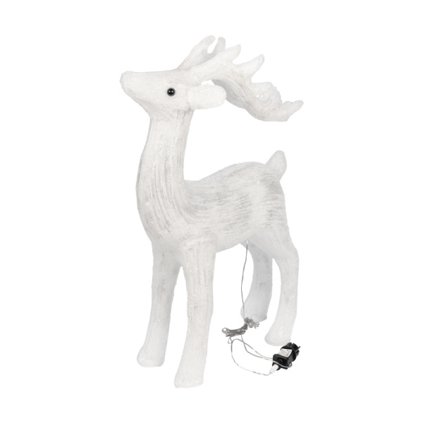 Акриловая светодиодная фигура "Олень" 50x25x75 см, IP65, понижающий трансформатор в комплекте NEON-NIGHT 513-280 Акриловая светодиодная фигура "Олень" 50x25x75 см, IP65, понижающий трансформатор в комплекте NEON-NIGHT 513-280