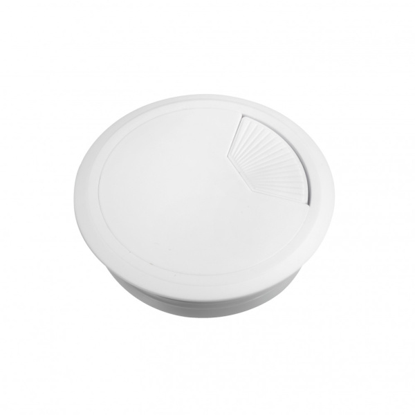 SE Unica System+ Белый Кабельный громмет d80 мм (2шт) INS61211