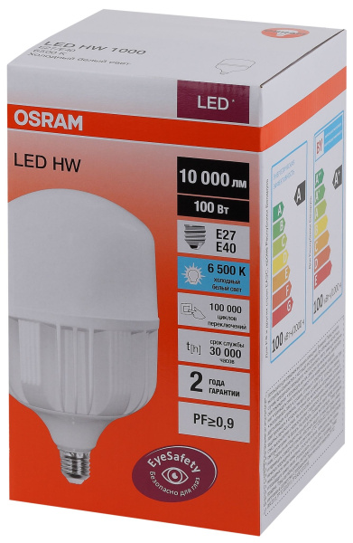 Купить Osram LED HW 100W/865 230V E27/E40 4X1 4058075577015