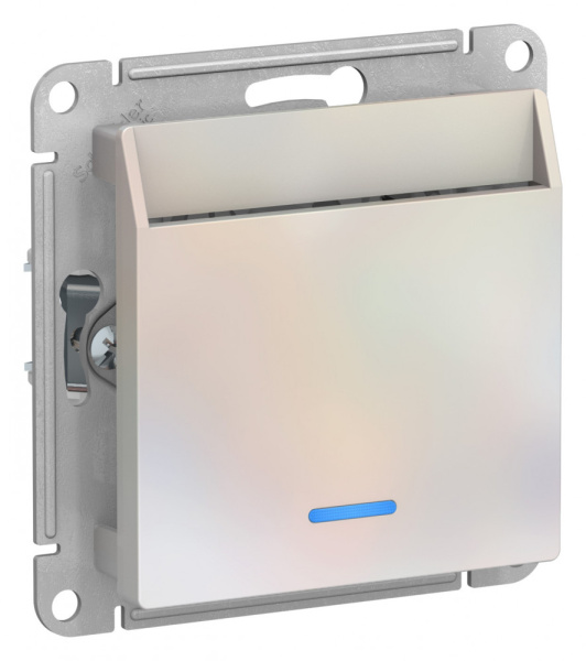 Купить Systeme Electric AtlasDesign Жемчуг Переключатель карточный с задержкой времени, механизм