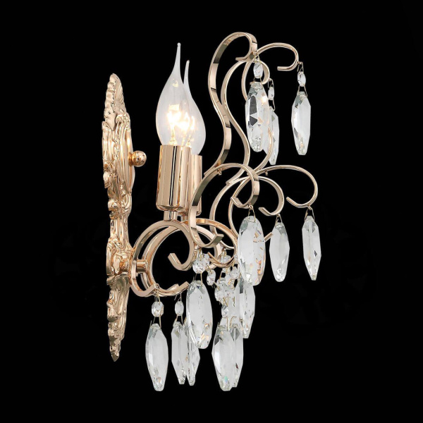 ST LUCE SL846.201.02 Бра  Золото/Прозрачный E14 2*40W Купить ST LUCE SL846.201.02 Бра  Золото/Прозрачный E14 2*40W
