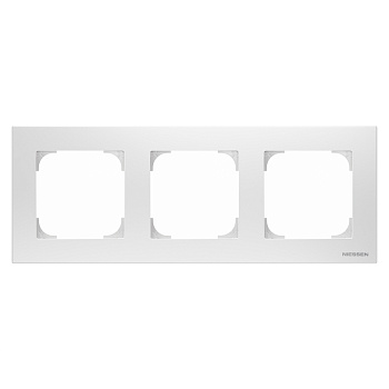 ABB SKY Альпийский белый Рамка 3-постовая, базовая 2CLA857310A1101