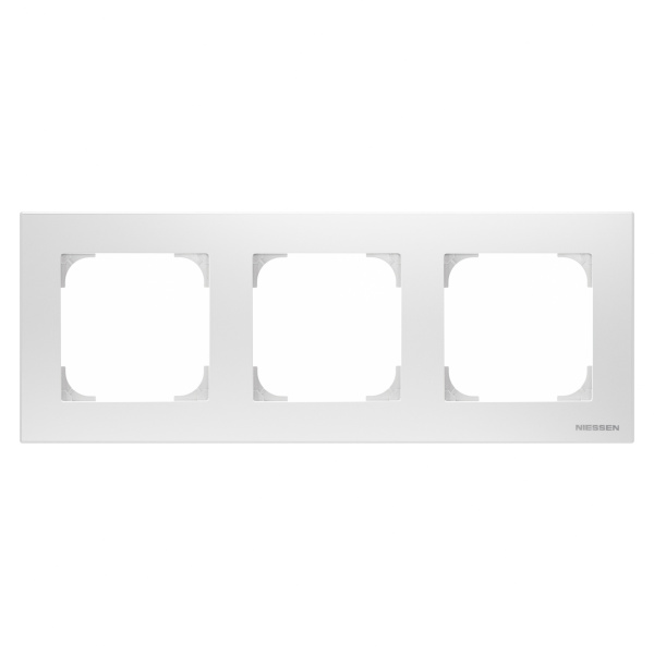 ABB SKY Альпийский белый Рамка 3-постовая, базовая 2CLA857310A1101