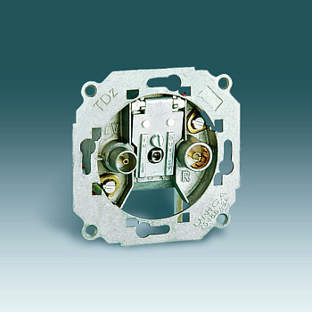 Simon 75 Мех Розетка TV проходная 10 дБ 75487-39