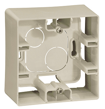 Legrand Etika Слоновая кость Коробка ка/накл монтаж 1-ая 672520