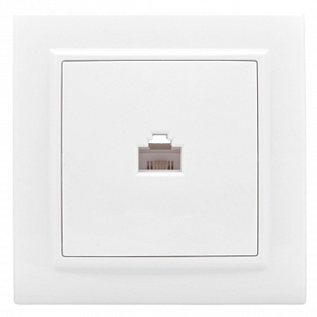 EKF Basic Минск Белый Розетка RJ-45, СП