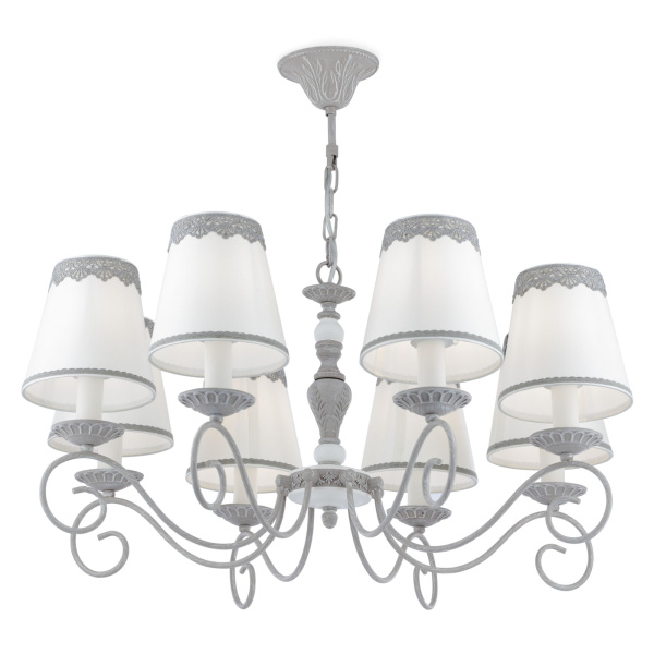 Maytoni Elegant Bouquet Серый Люстра 8xE14 40W ARM023-08-S Купить Maytoni Elegant Bouquet Серый Люстра 8xE14 40W ARM023-08-S