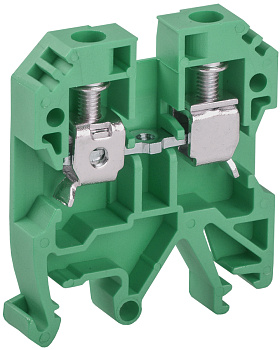 IEK Клемма винтовая КВИ-6мм2 зеленая