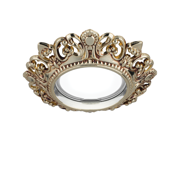 Купить Gauss Светильник Antique Gu5.3 1/40 круг, золото/черный CA052