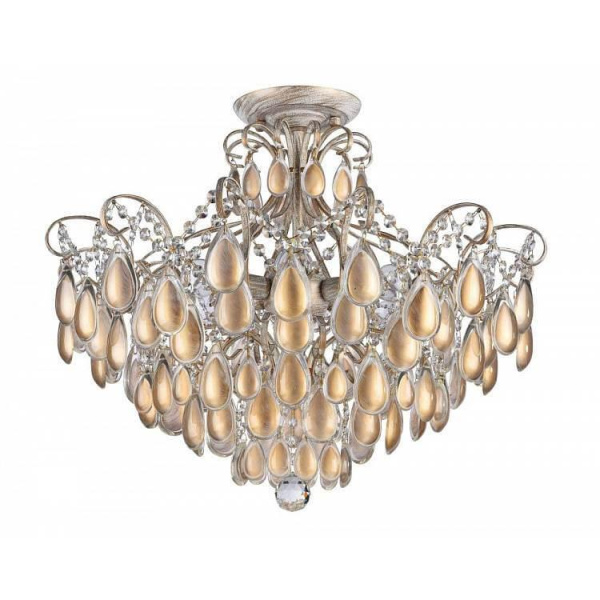 Freya Classic Chabrol Белый с Золотом Люстра E14 40W FR2302-CL-06-WG Freya Classic Chabrol Белый с Золотом Люстра E14 40W FR2302-CL-06-WG