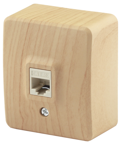 ЭРА 11-3203-11 Эксперт Сосна Розетка RJ45 ОУ