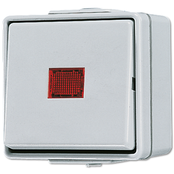 JUNG Выключатель контрольный для накладного монтажа универсальный IP44 606KOW