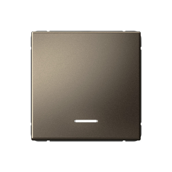 Systeme Electric ArtGallery Мокко Выключатель 1-клавишный с подсветкой, сх.1а, 10АХ, механизм