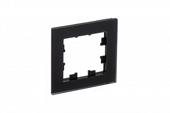 Systeme Electric AtlasDesign Nature Матовое стекло черный Рамка 1-ая