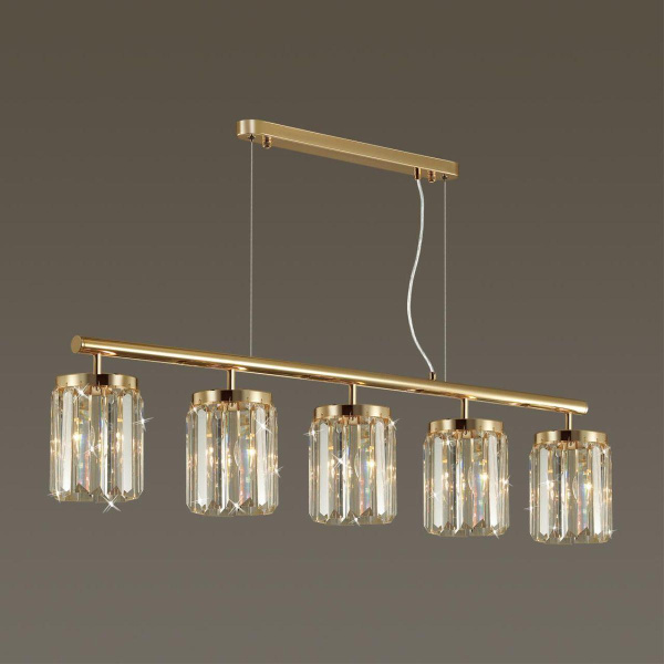 Купить Odeon Light 4987/5 CLASSIC ODL22 449 золотой/хрусталь Люстра E14 5*40W VASSA