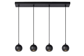 Lucide FAVORI Светильник подвесной 4xGU10 Black 09434/04/30