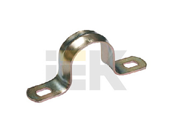 IEK Скоба металл.двухлапковая d16-17мм