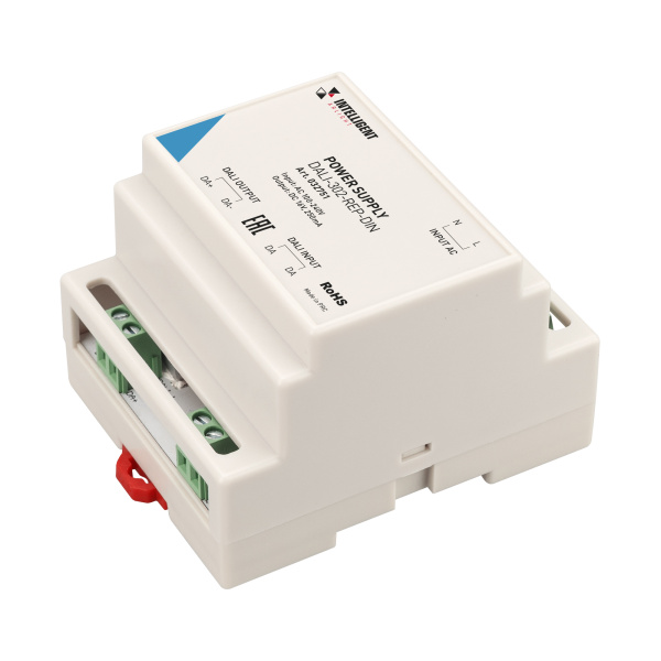 Arlight INTELLIGENT ARLIGHT Блок питания шины DALI-302-REP-DIN (230V, 250mA) (INTELLIGENT IP20 Пластик, 3 года) 032751