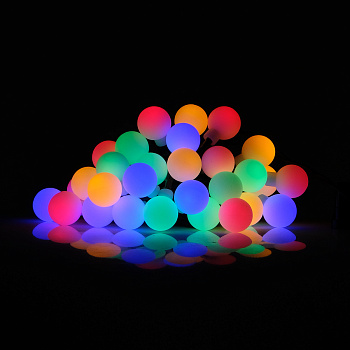 ФАZA Гирлянда солнечная Солнечн. свет-к SLR-G07-30M гирл., мат.шарики, мультицв .5040847