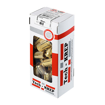 Tech-Krep Анкер забиваемый латунный М12 (40 шт) - коробка 140601