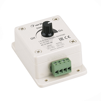 Arlight Диммер LN-X-1CH (12/24V, 96/192W) (IP20 Пластик, 1 год) 011439
