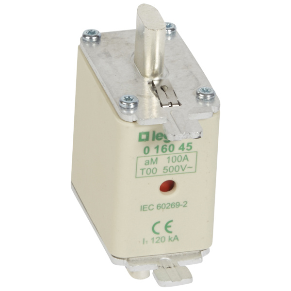 Legrand Предохранитель типа aM размер 00 с индикатором 100 A 016045
