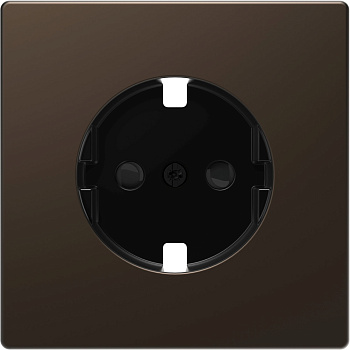 SE Merten D-Life Мокко Накладка центральная для механизма розетки MTN2330-6052