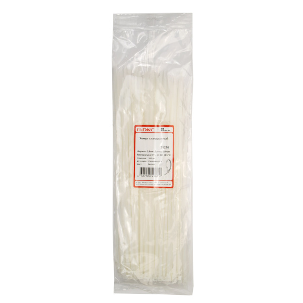 Купить DKC Хомут P6.6 стандартный, белый, 3,6х290