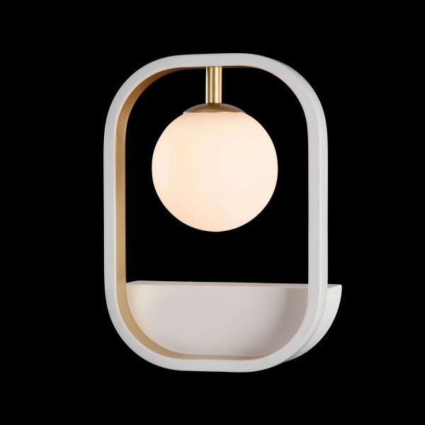 Купить Maytoni Modern Avola Белый с Золотом Бра 1xG9 40W MOD431-WL-01-WG