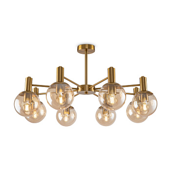 Freya Globo Латунь Люстра FR5175PL-08BS
