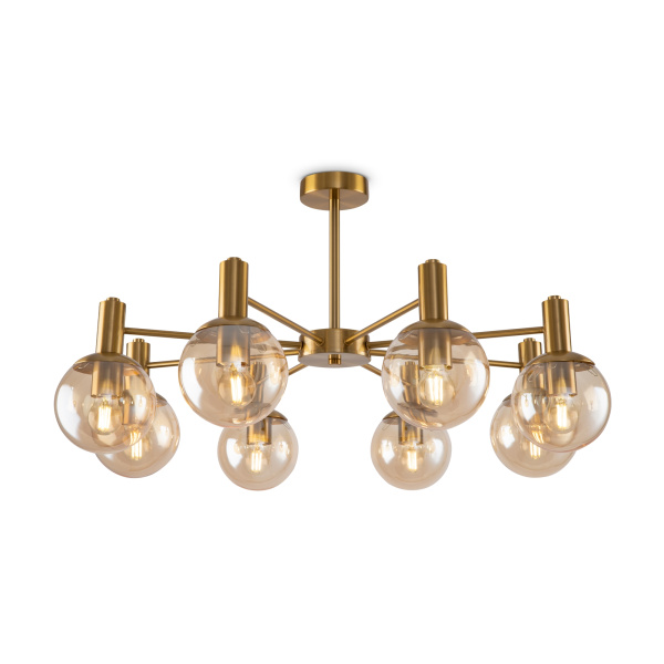 Freya Globo Латунь Люстра FR5175PL-08BS