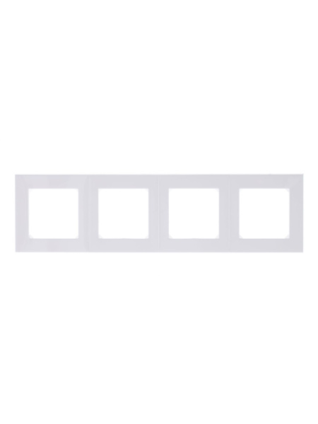 Купить ABB EPJ Levit белый / ледяной Рамка 4 поста 2CHH015040A6001