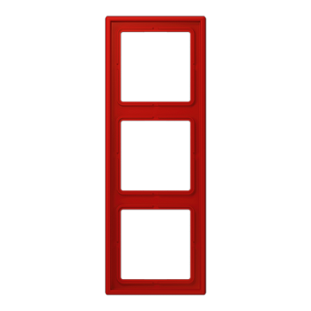 JUNG LS 990 Рамка 3-ая Rouge vermillon 31(32090) LC98332090