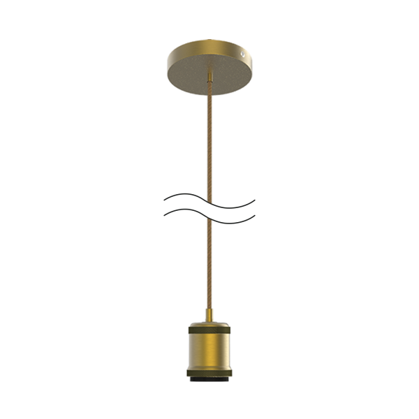 Купить Gauss Светильник подвесной Decor PL022 бронзовый E27, 1 м, 1/40