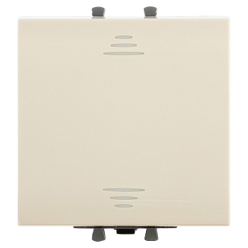 DKC Инвертор одноклавишный модульный, "Avanti", "Ванильная дымка", 2 модуля