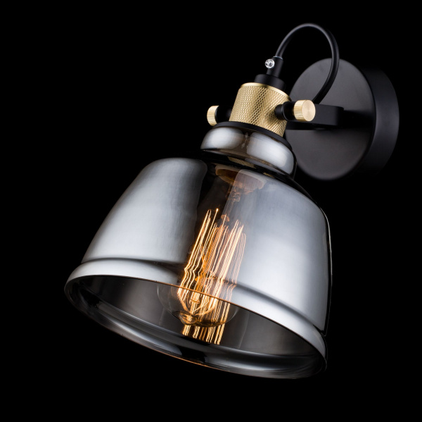 Купить Maytoni Loft Irving Черный Бра 1xE27 40W T163-01-C