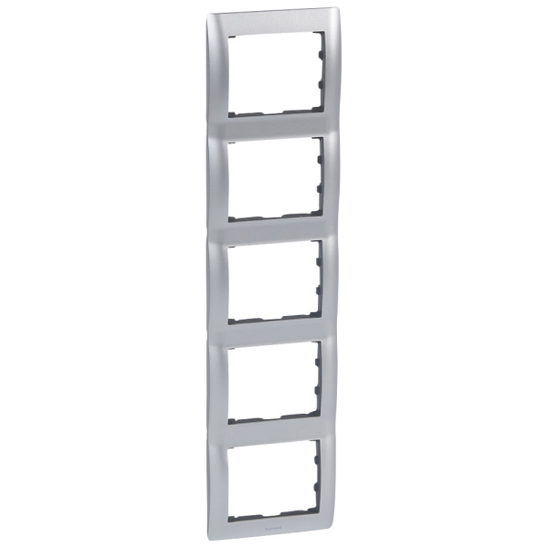 Legrand Galea Life Тертый Алюминий/Brushed Aluminium Рамка 5-ая верт 771959