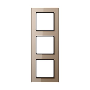 JUNG A creation Стекло Шампань Рамка 3-ая AC583GLCH