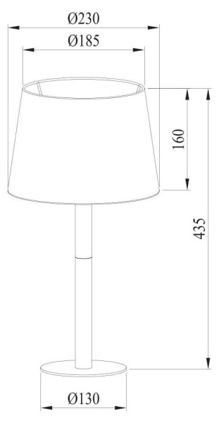 Купить Arte Lamp Светильник настольный A2102LT-1WH