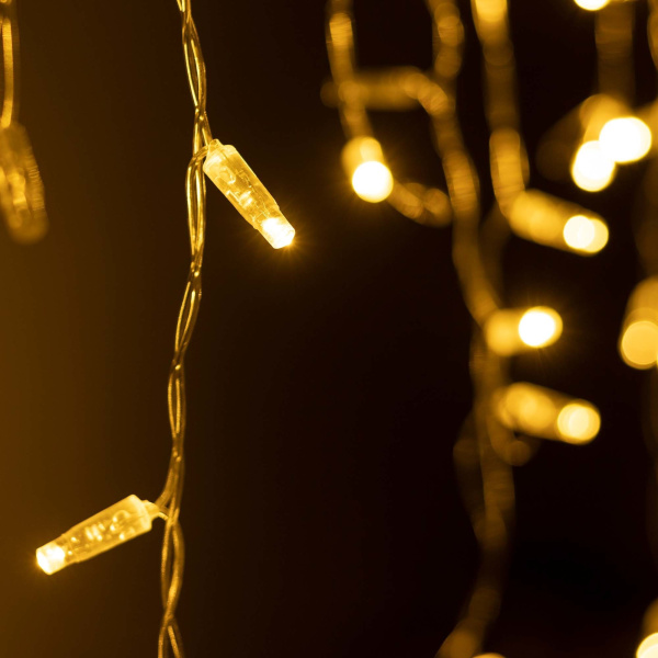 Arlight Светодиодная гирлянда ARD-EDGE-CLASSIC-2400x600-CLEAR-88LED-MILK-FLASH Warm/Warm (230V, 6W) (Ardecoled, IP65) 034120