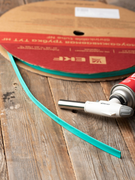 Купить EKF PROxima Термоусаживаемая трубка ТУТ нг 12/6 зелёная рулон